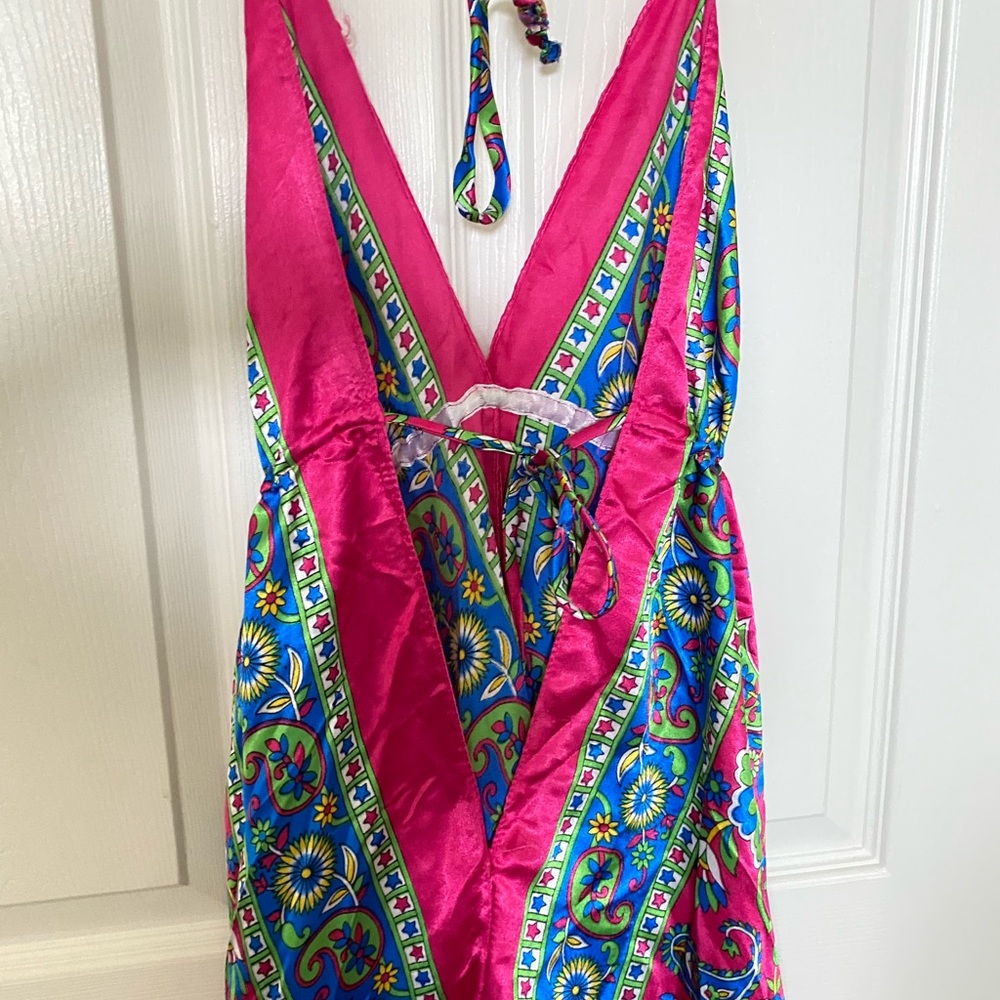 Vibrant Multicolor Maxi Dress - Picture 7 of 10
